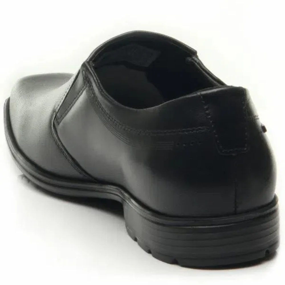 Sapato Masculino Pegada Social Couro Preto Levitech 122318 Preto 4