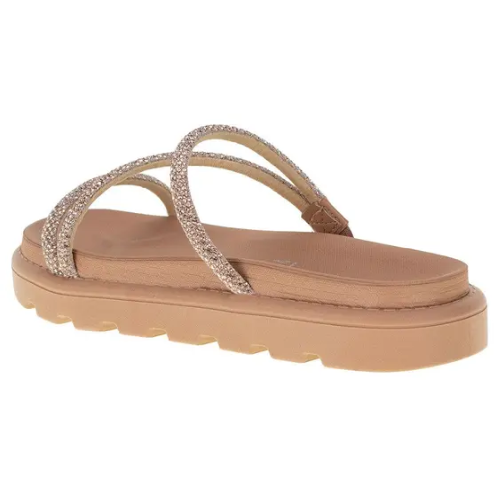 Papete Feminino Vizzano Ouro Rosado Pedraria Casual Ouro/Rosado 5