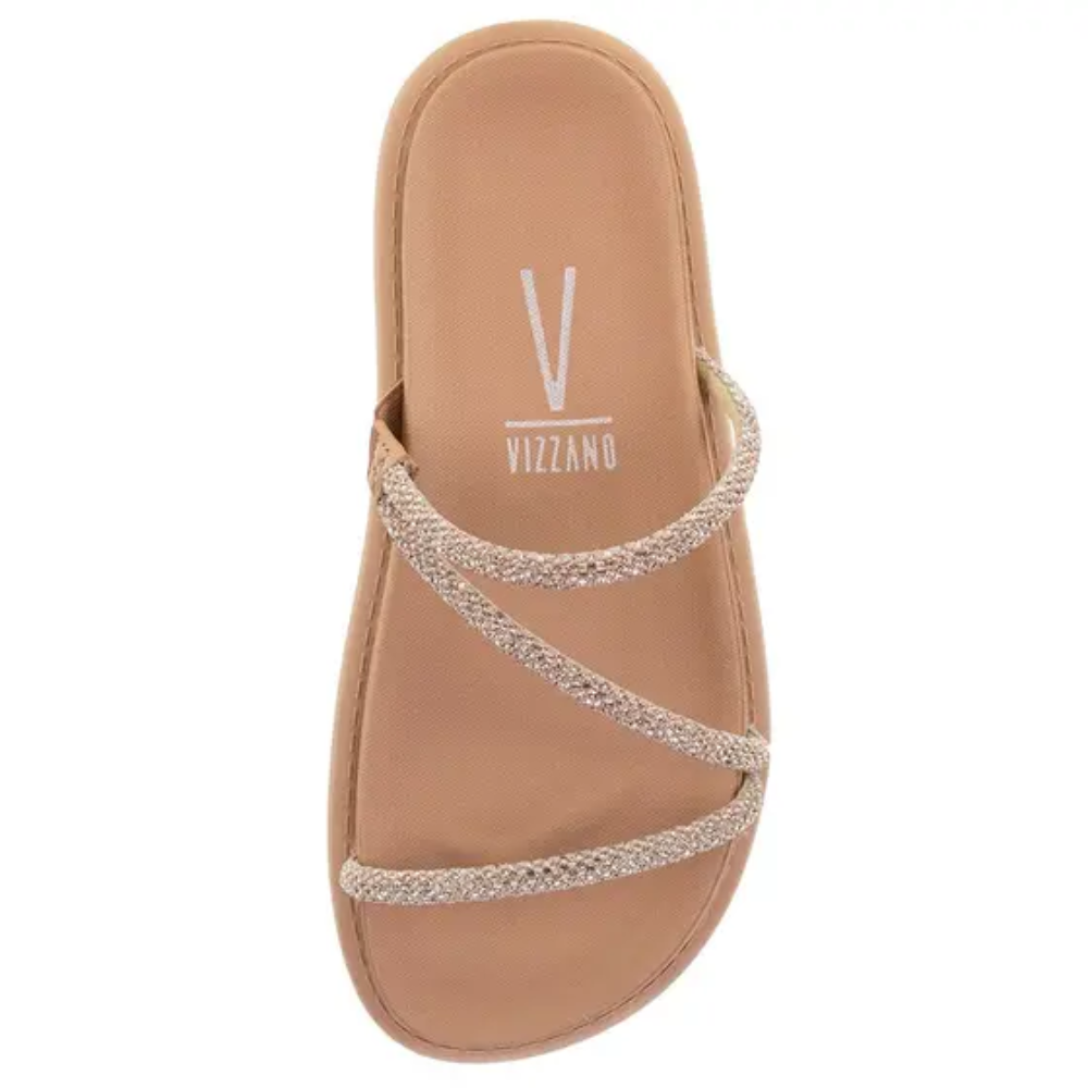 Papete Feminino Vizzano Ouro Rosado Pedraria Casual Ouro/Rosado 7