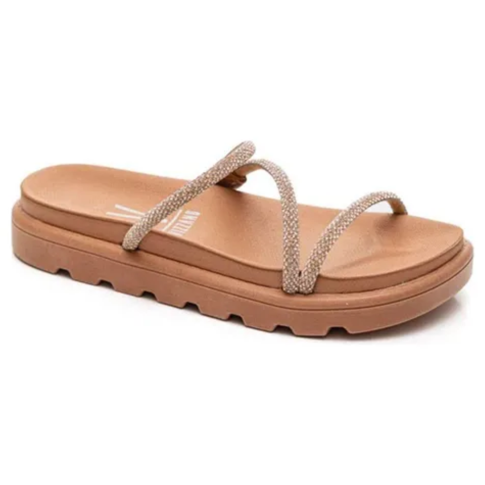 Papete Feminino Vizzano Ouro Rosado Pedraria Casual Ouro/Rosado 2