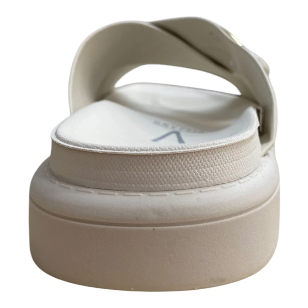 VIZZANO Tamanco Rasteira Branco Off Elegancia Casual Off White 5