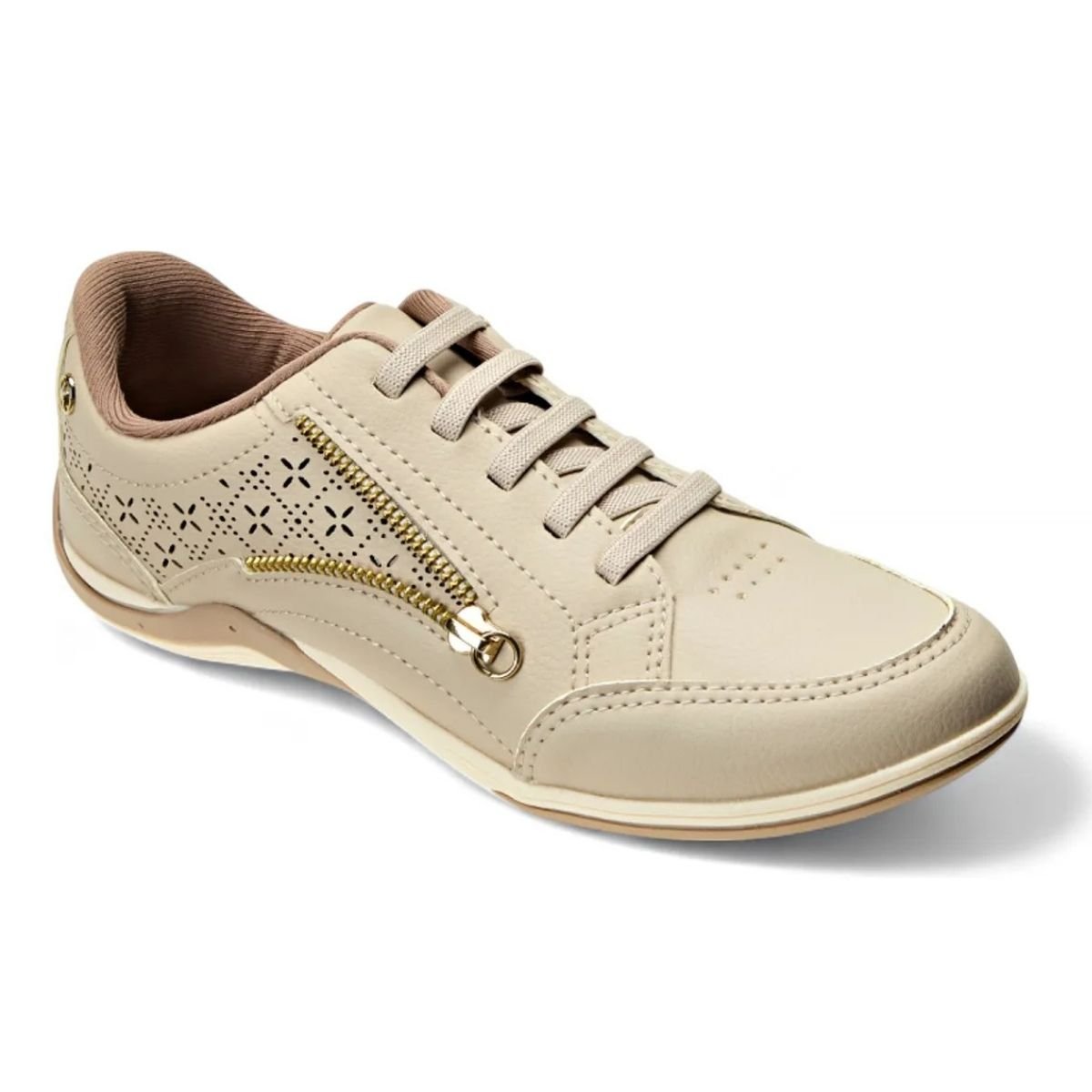 Tenis Feminino Kolosh com Ziper Lateral Pratico Confortavel