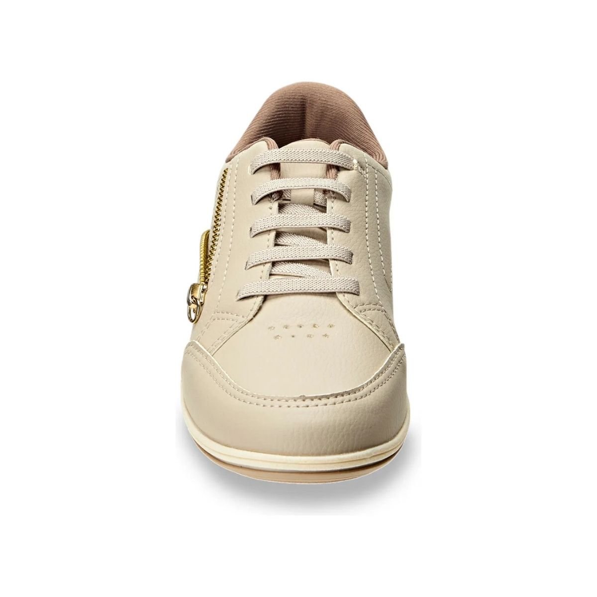 Tenis Feminino Kolosh com Ziper Lateral Pratico Confortavel Bege 7