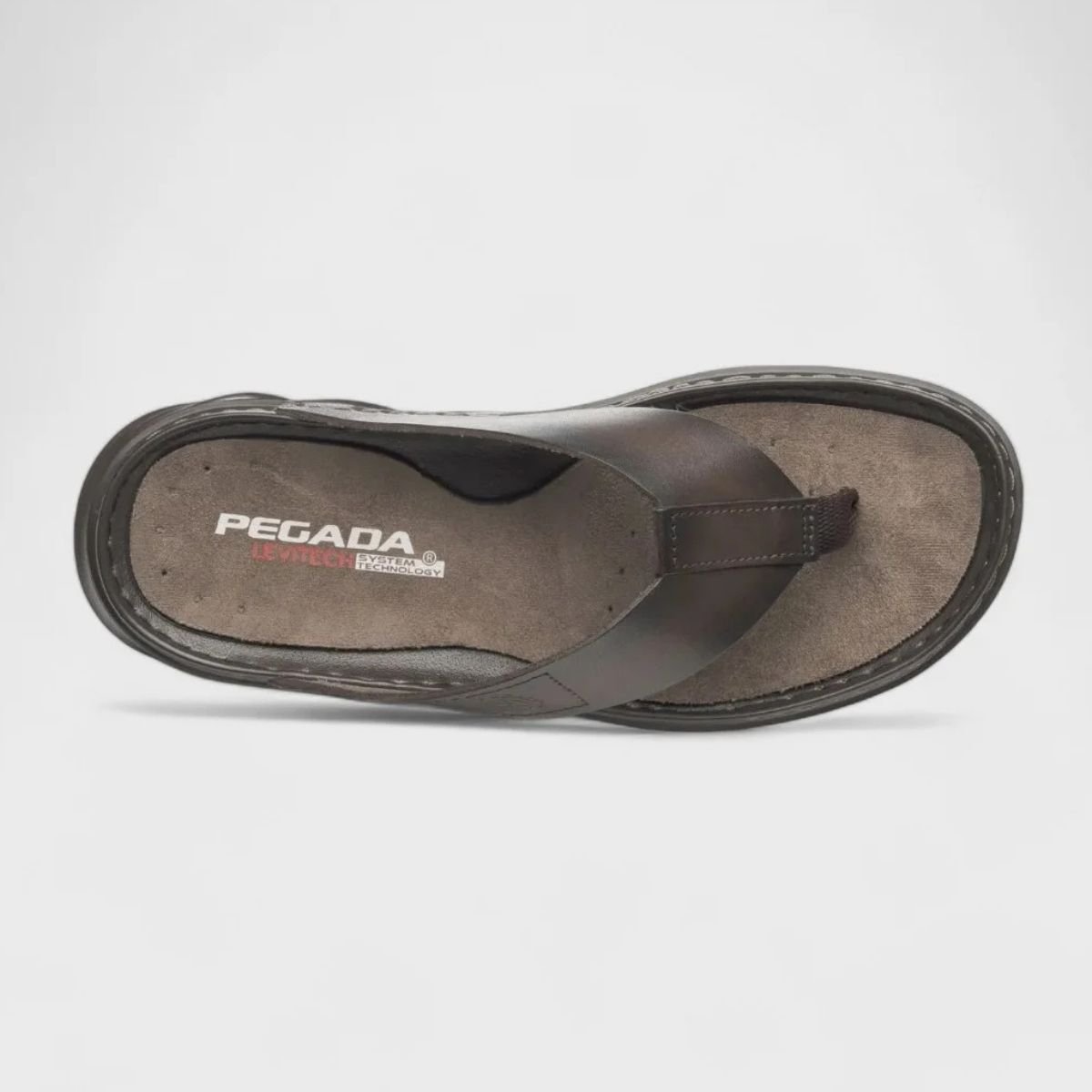 Sandalia Masculina Pegada Couro Design Moderno Cravo 134103 Cravo 5