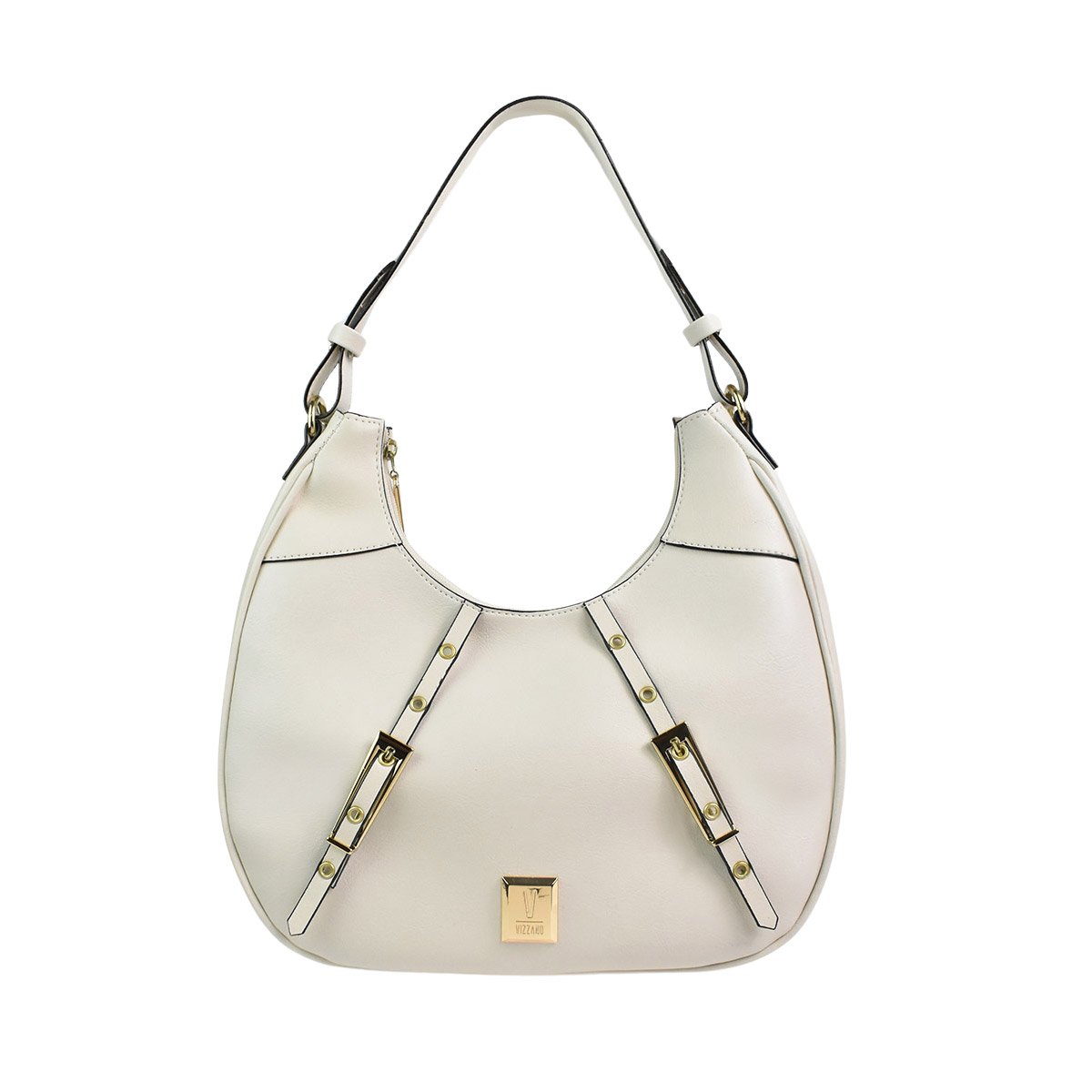 VIZZANO Bolsa Napa Soft Branco Off Elegancia Off White 1