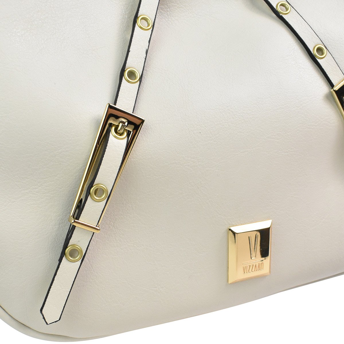 VIZZANO Bolsa Napa Soft Branco Off Elegancia Off White 4