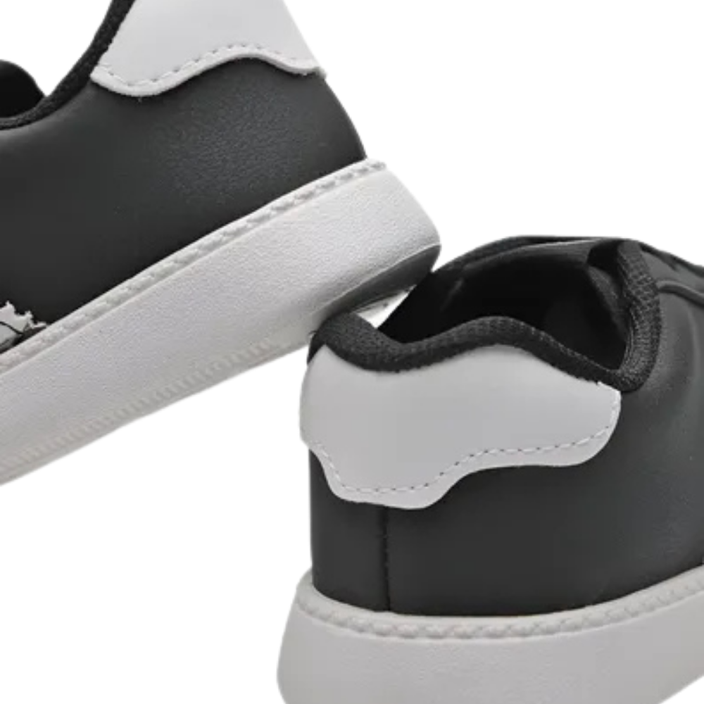 Tenis Infantil Molekinho Masculino Casual Preto Branco Preto/Branco 5