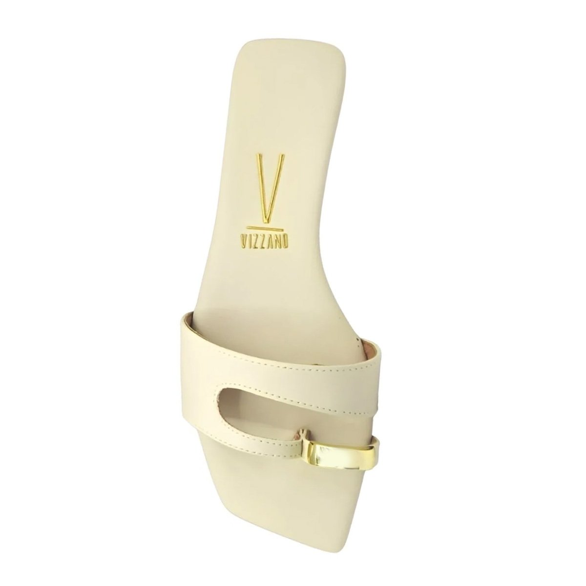 Tamanco Vizzano Feminino Off White  Estilo e Brilho  Off White 2