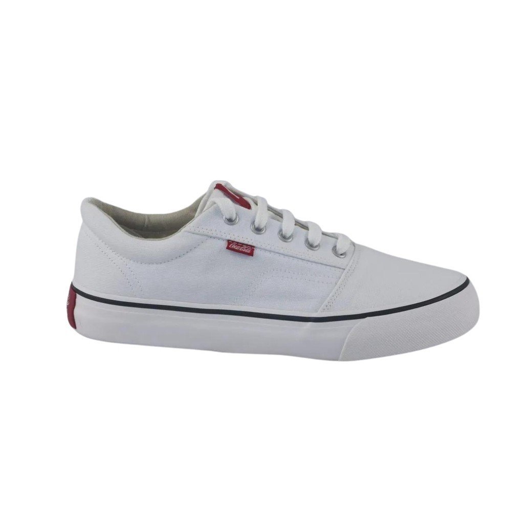 Tenis Surplay Canvas Masculino Coca-cola Branco  CC2400