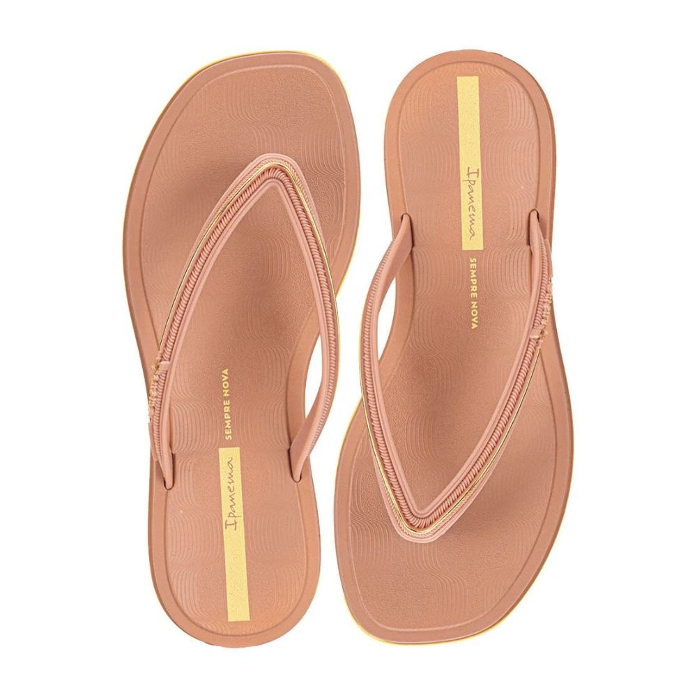 Chinelo Ipanema Glow Feminino Rosa  27398   Bege 2