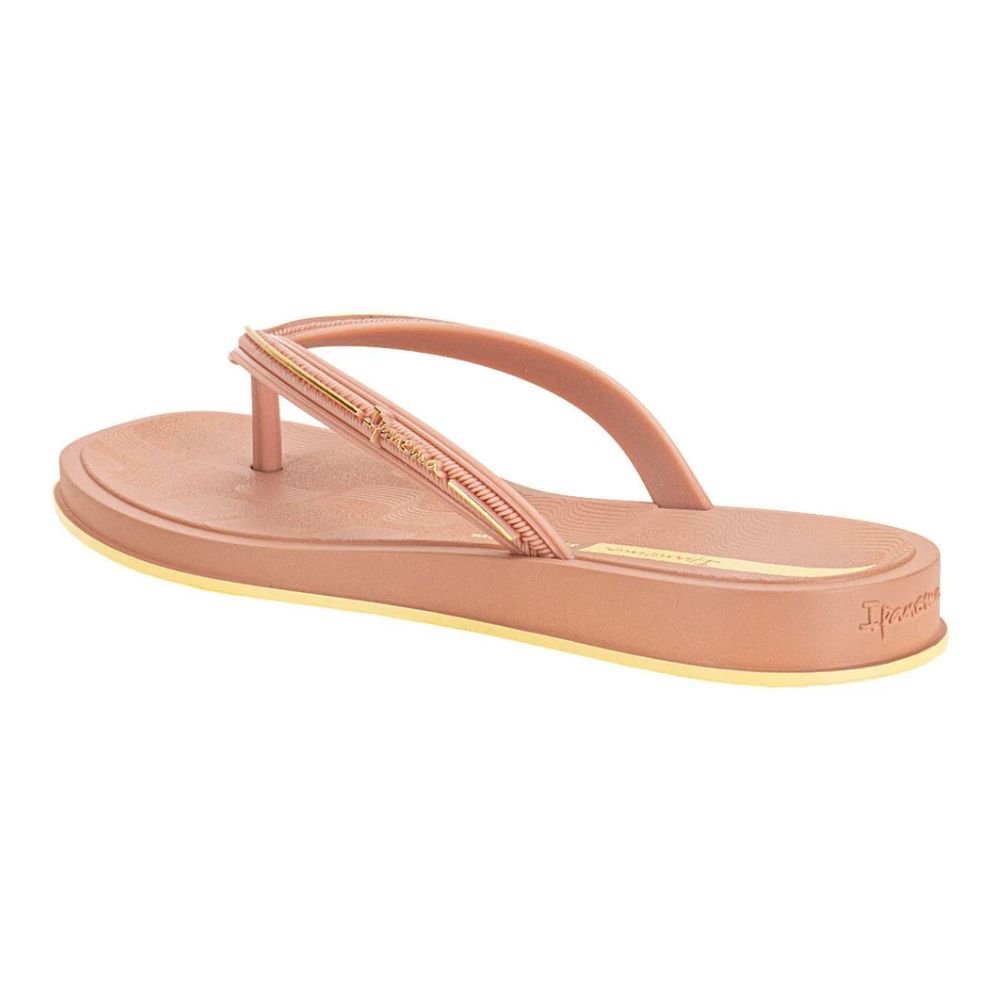Chinelo Ipanema Glow Feminino Rosa  27398   Bege 4