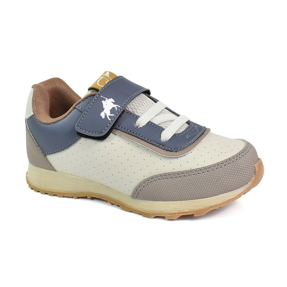 Tenis Infantil Jet Kids Meninos Street Bege