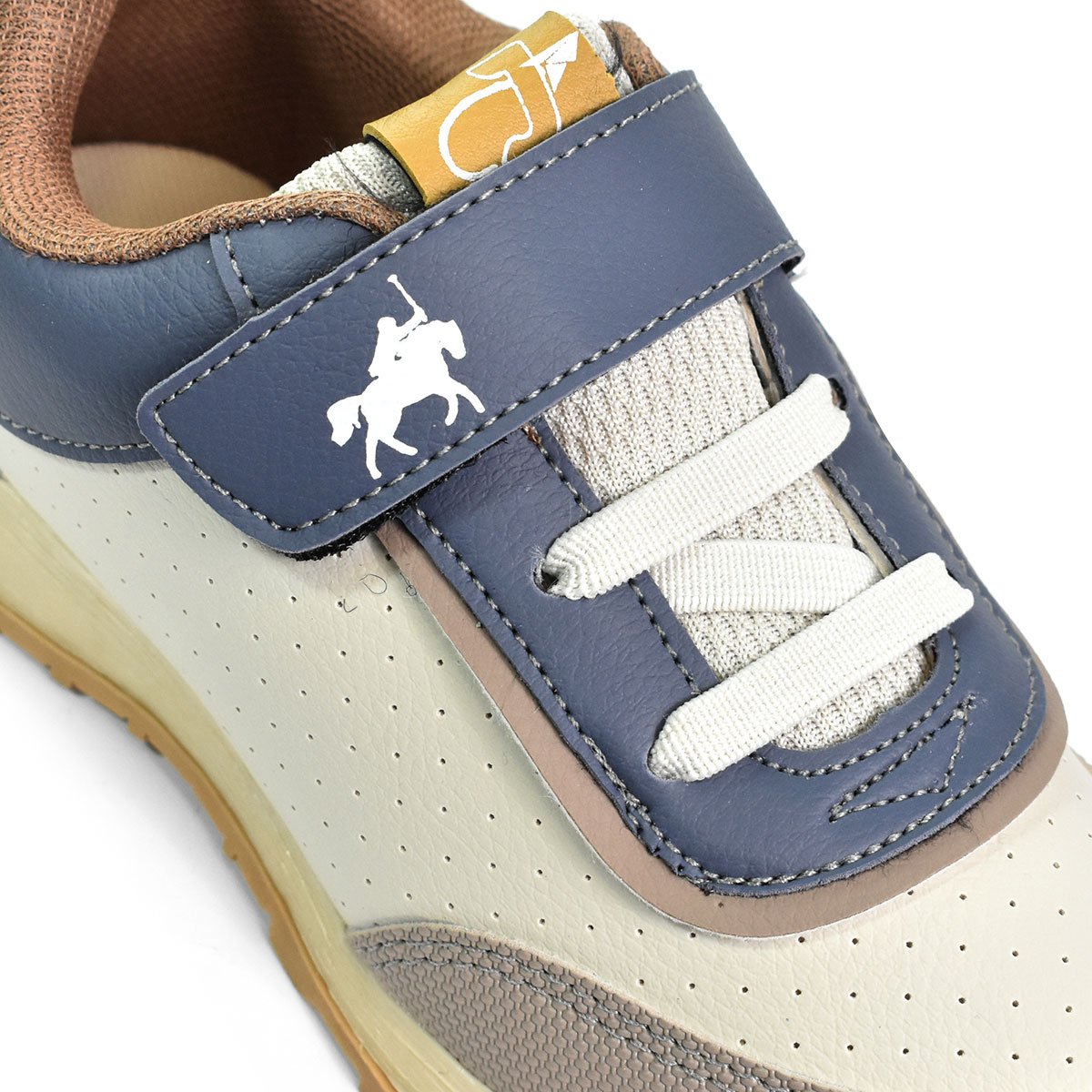 Tenis Infantil Jet Kids Meninos Street Bege Bege/Cinza 6