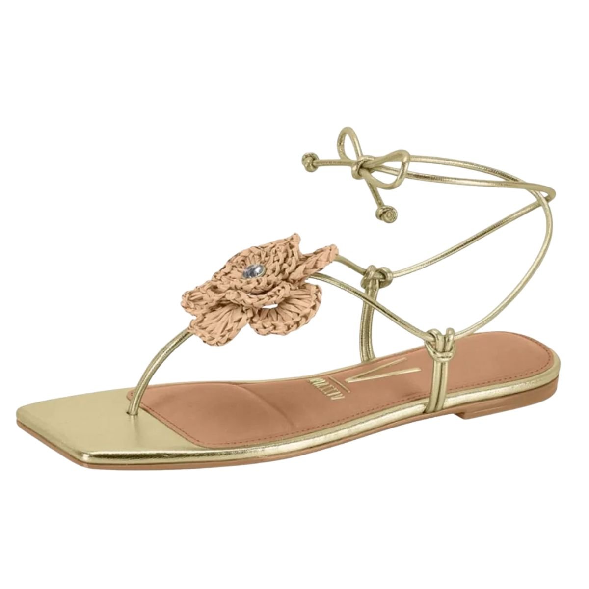 Sandalia Vizzano Dourado Elegante e Moderna Dourado 3
