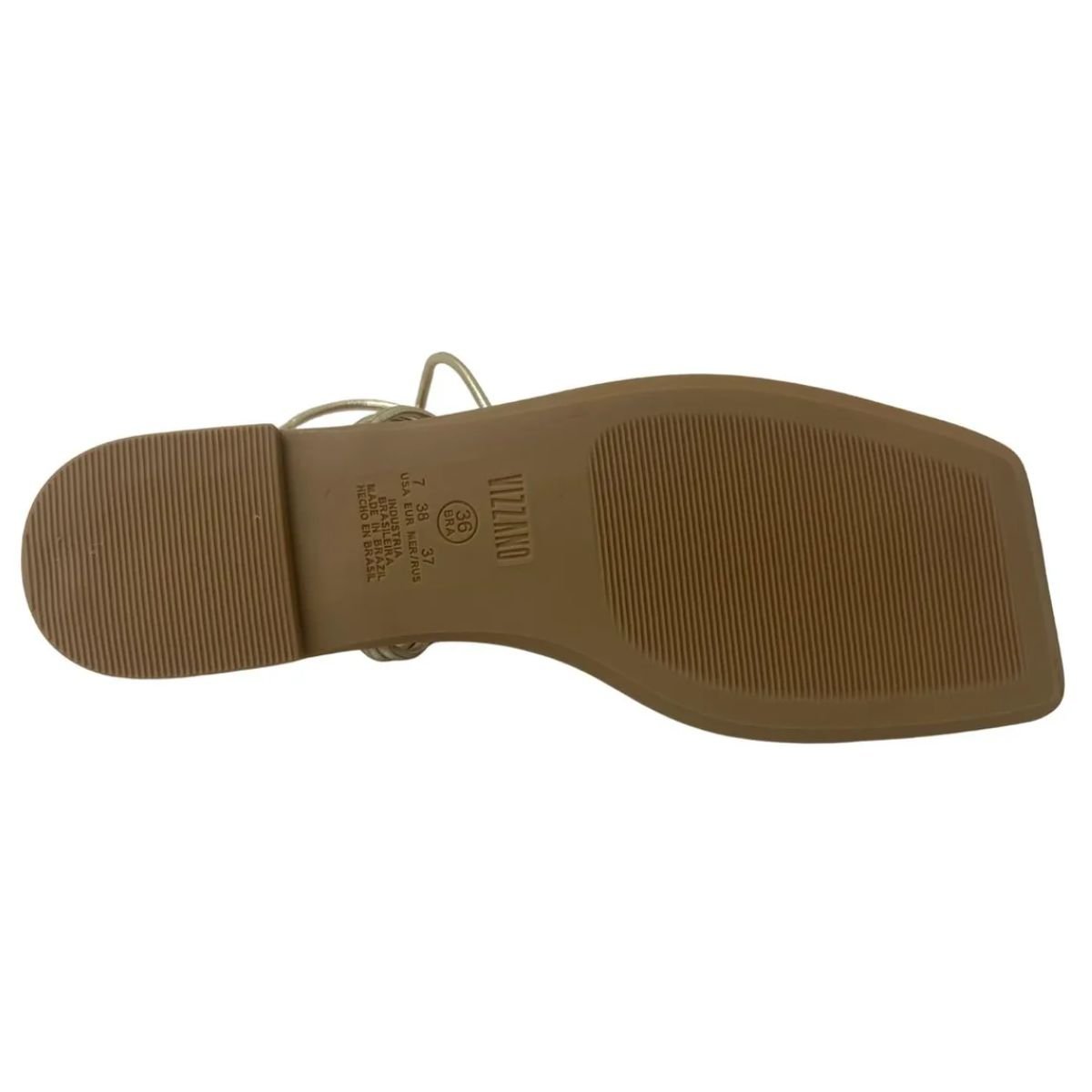 Sandalia Vizzano Dourado Elegante e Moderna Dourado 4