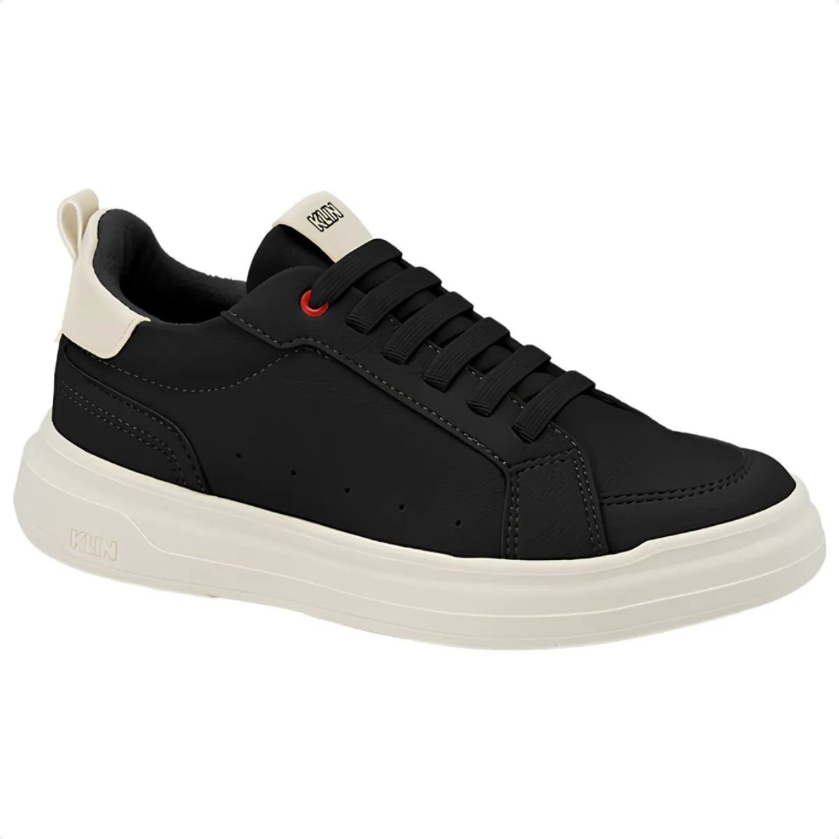Tenis Klin Infantil Preto Off White Conforto e Seguranca