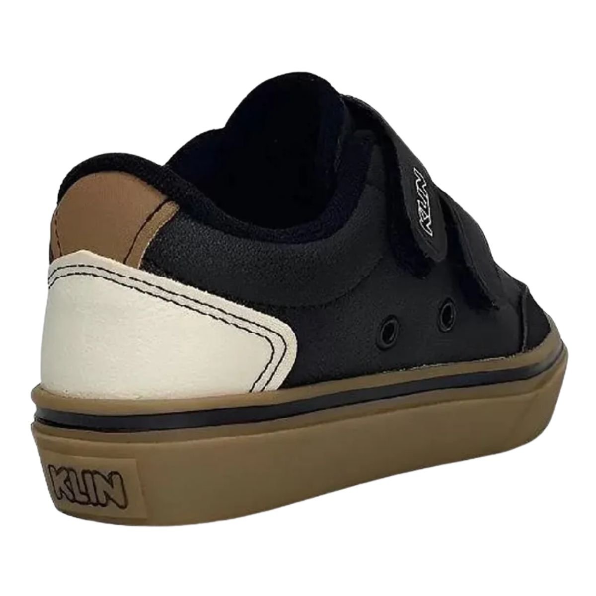 Tenis Infantil Klin Preto Off White Taupe Aventura Segura Preto 5