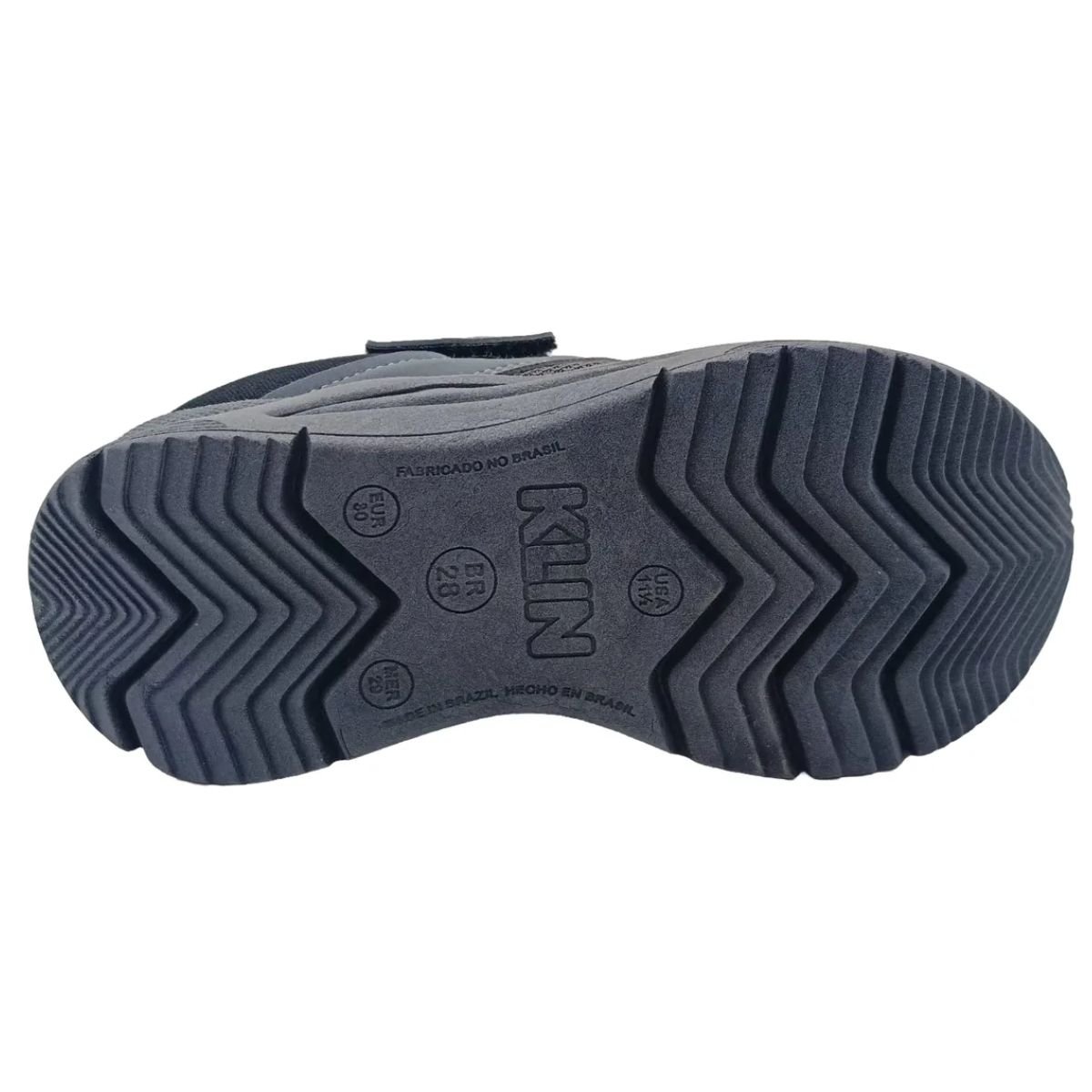 Tenis Klin New Sport Marinho Ciano Leve e Seguro Cinza 5