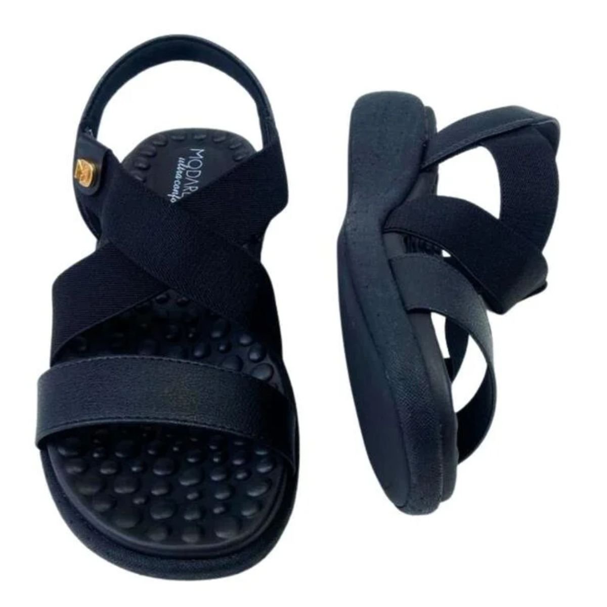 Sandalia Modare Preta Conforto e Estilo Preto 3