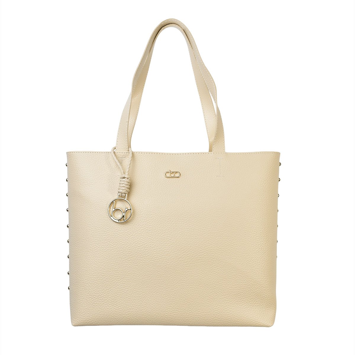 Bolsa Beira Rio Napa Floter Creme Moderna e Versatil