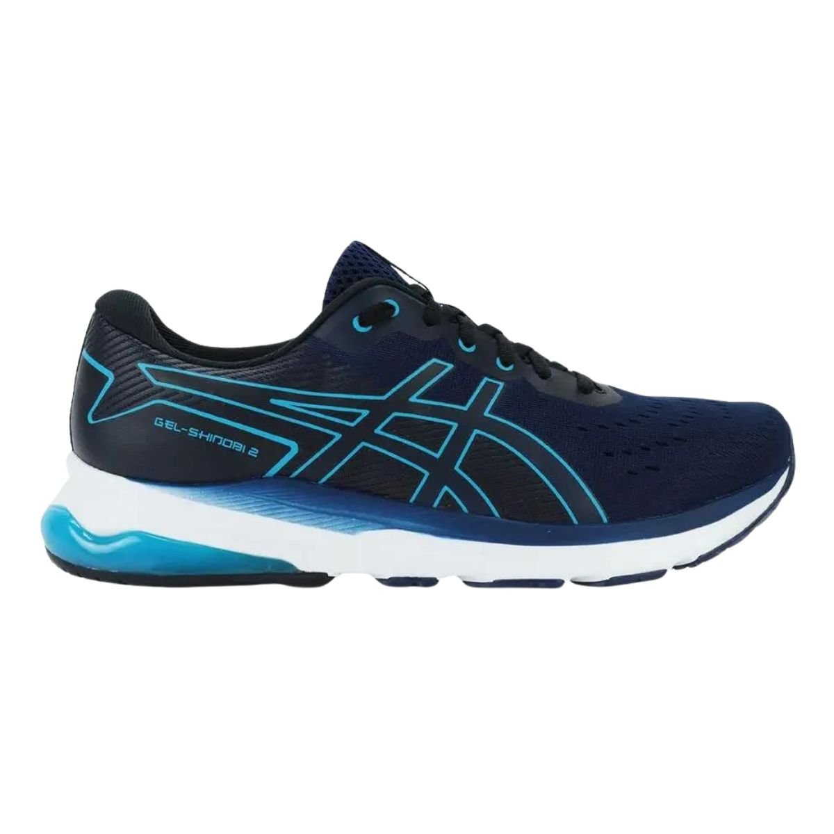 Tenis ASICS Gel Shinobi 2 Corrida Blue Expanse Digital Aqua Azul 2