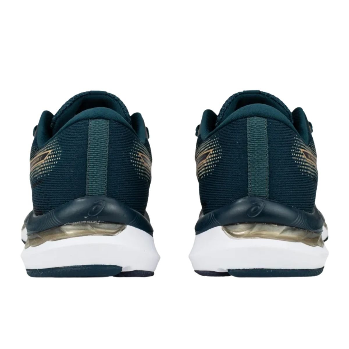 ASICS Gel Hypersonic 5 Tranquil Teal Champagne Conforto Dinamico Azul 3