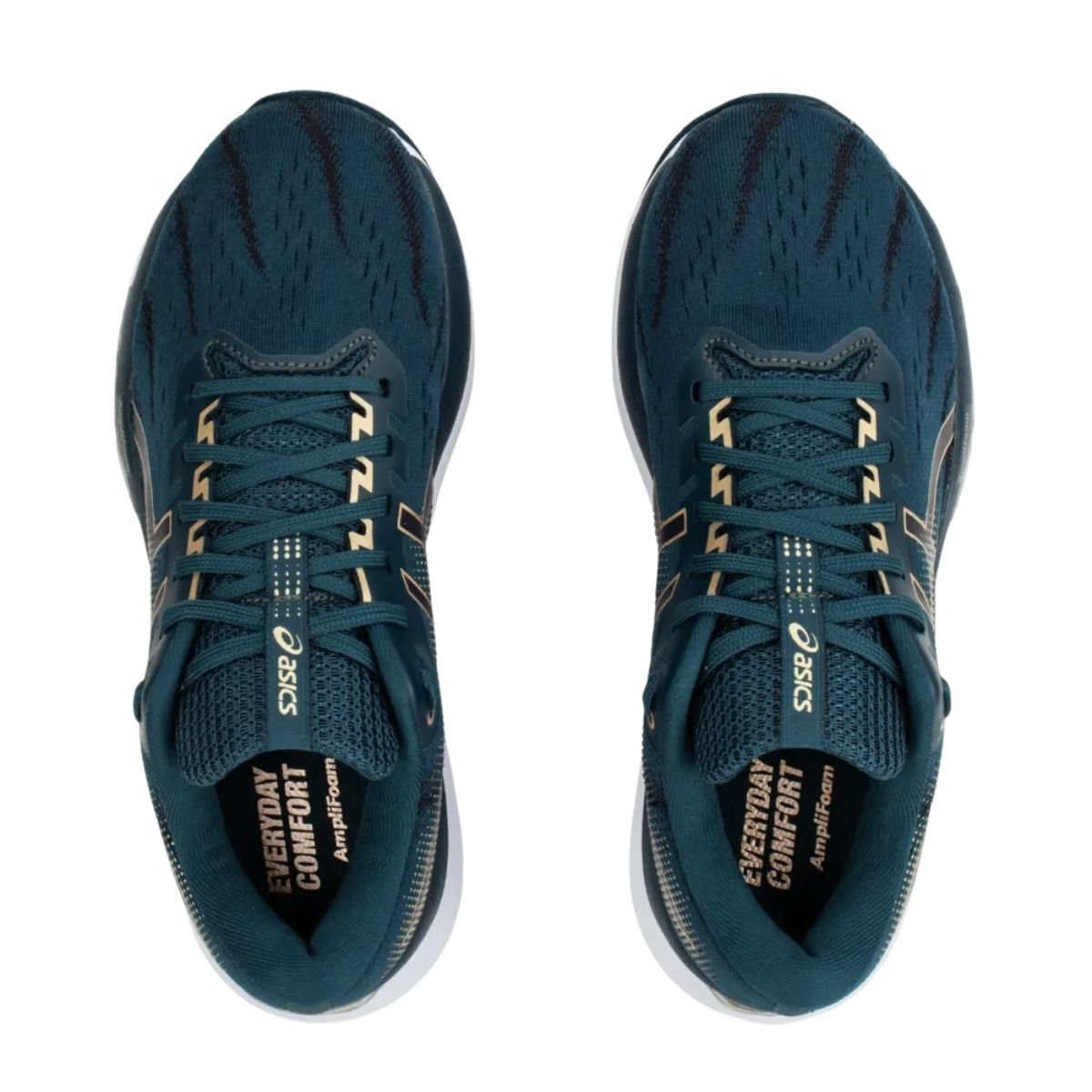 ASICS Gel Hypersonic 5 Tranquil Teal Champagne Conforto Dinamico Azul 6