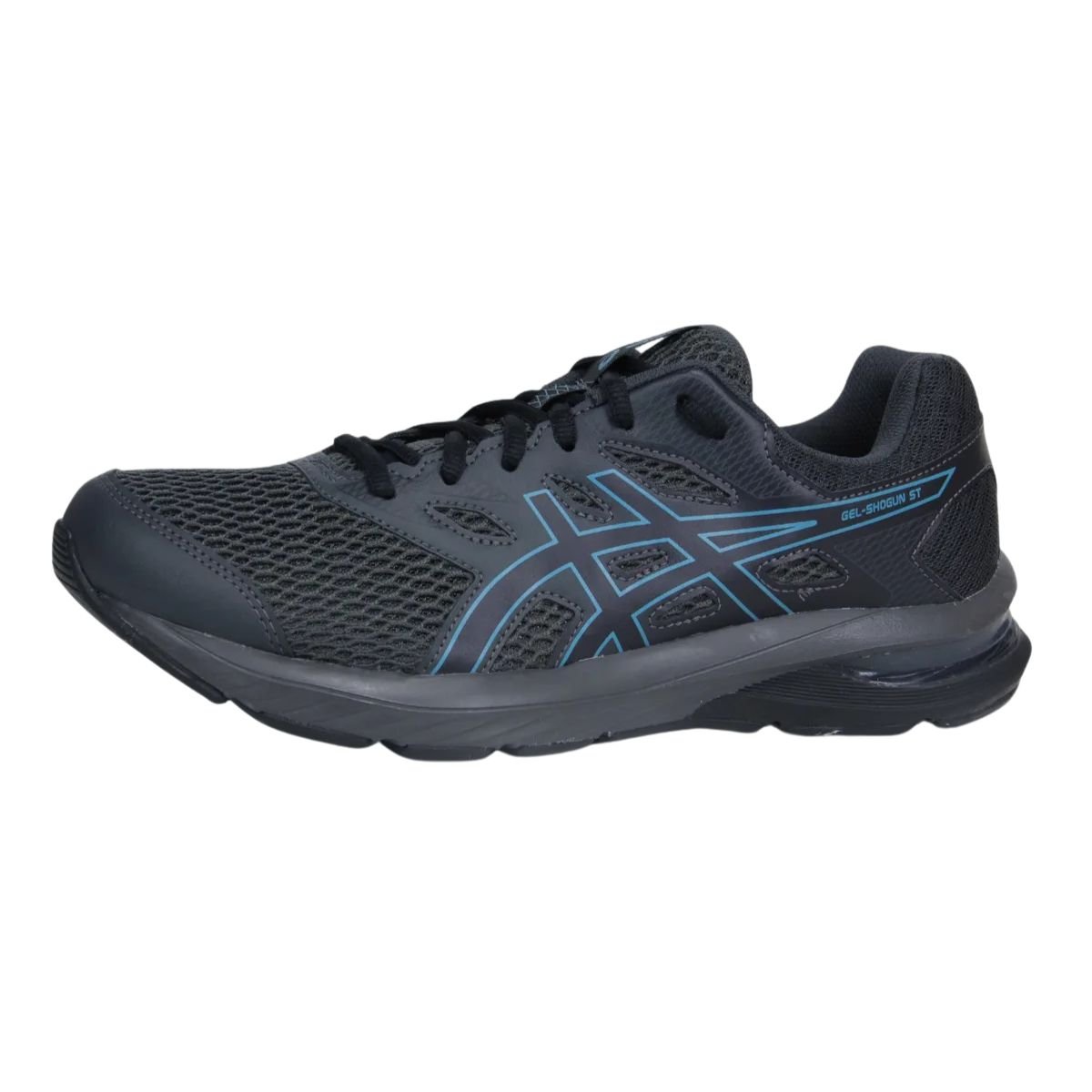 Tenis ASICS Gel-Shogun St Graphite Grey & Nature Blue Cinza 5