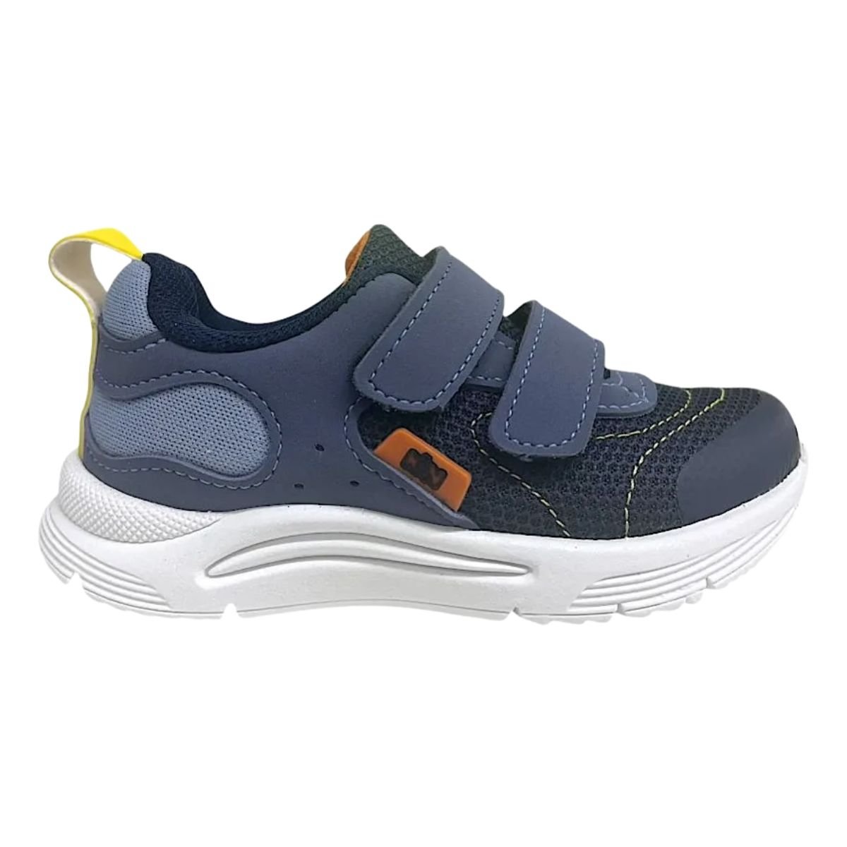 Tenis Klin New Sport Chumbo Azul Aventura Segura Cinza 2