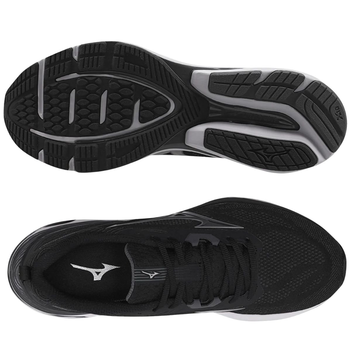 Tenis Mizuno Wave Dynasty 7 Preto Amortecimento e Estabilidade Preto 4