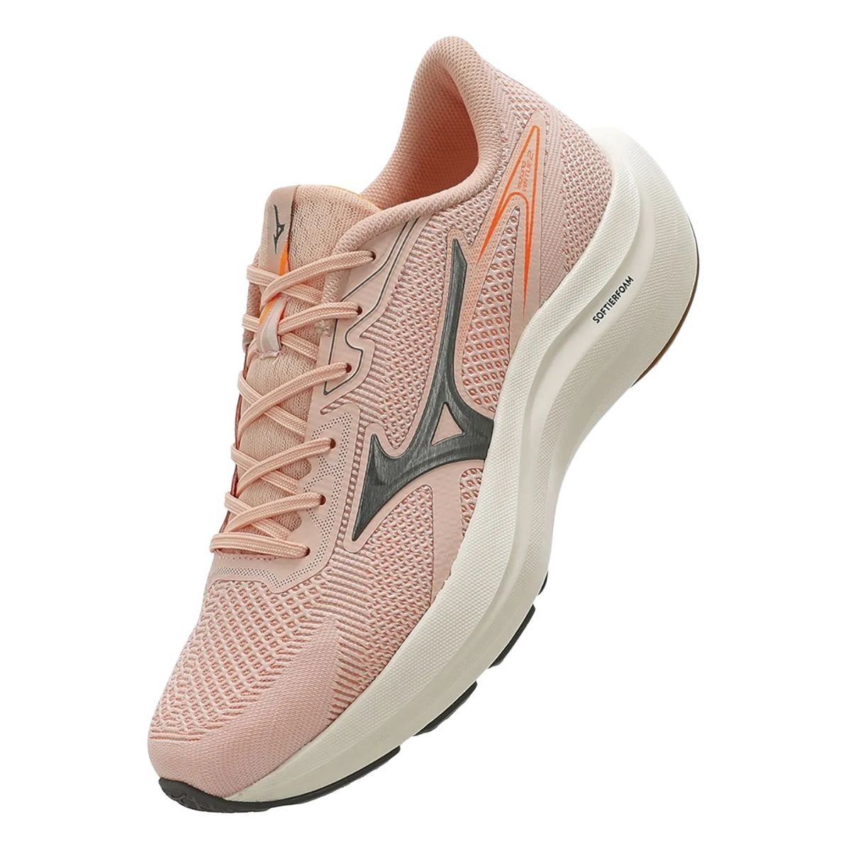 Mizuno Virtue 2 Rosa Claro Leveza e Amortecimento Superior Rosa 7
