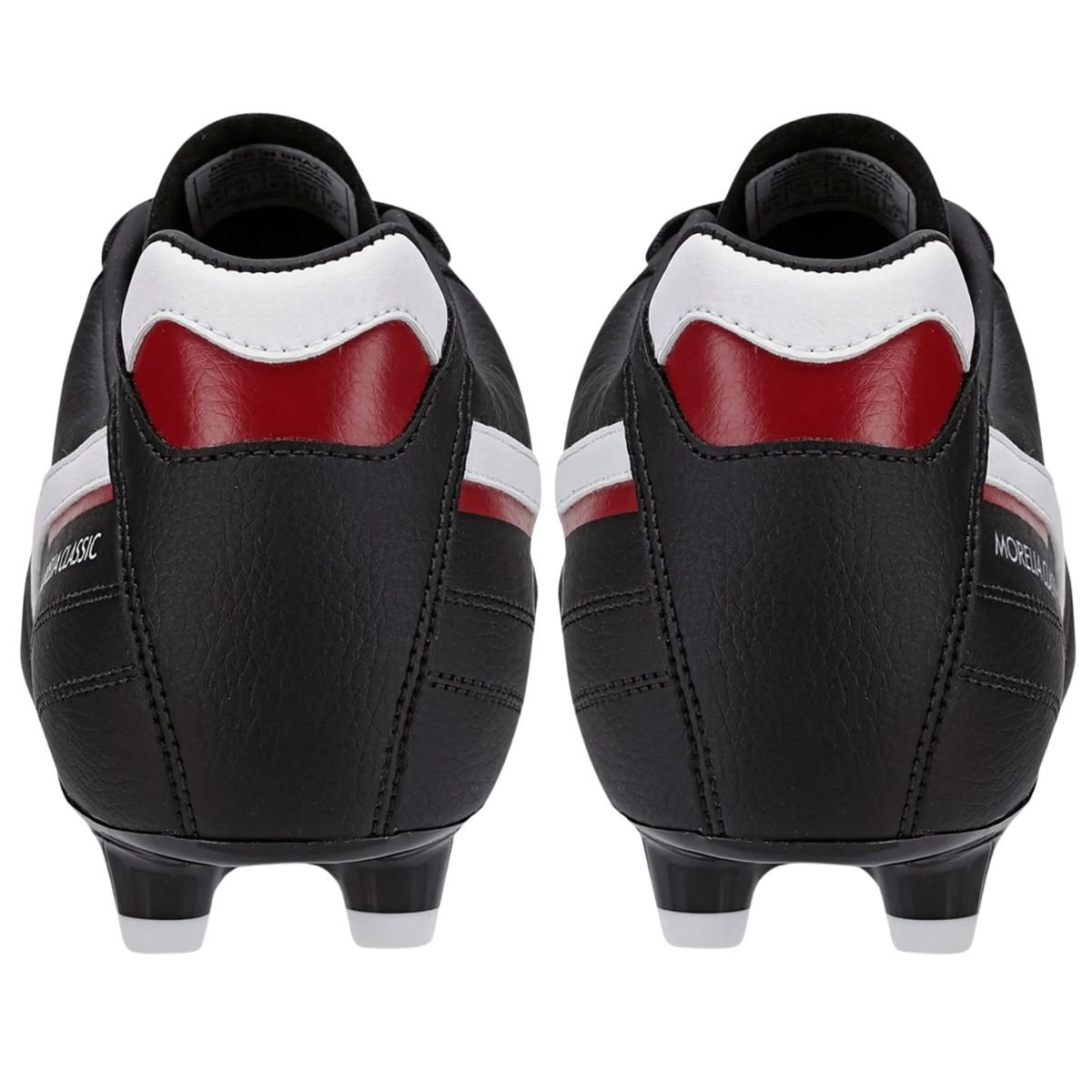 Mizuno Morelia Classic MD Campo Preto Branco Vermelho Preto 4