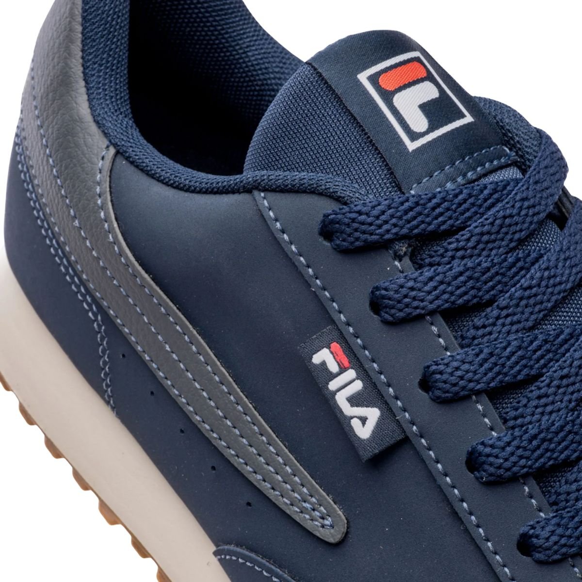 Fila Renno Classic SL Marinho Grafite Bege Estilo Urbano Azul 4