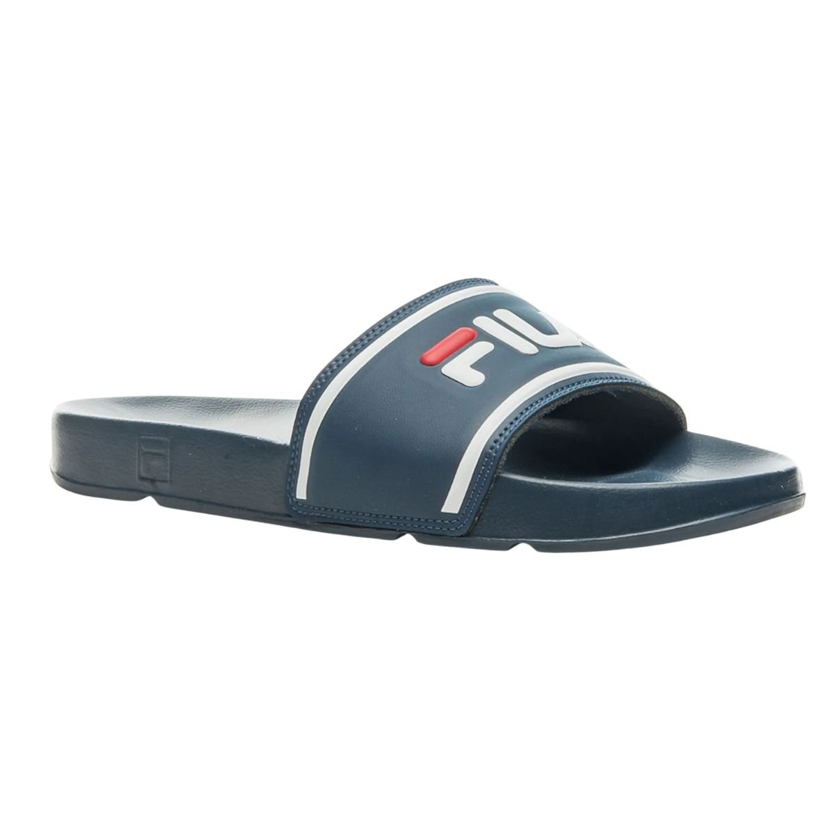 Chinelo Fila Masculino Slide Drifter Striper Azul Marinho
