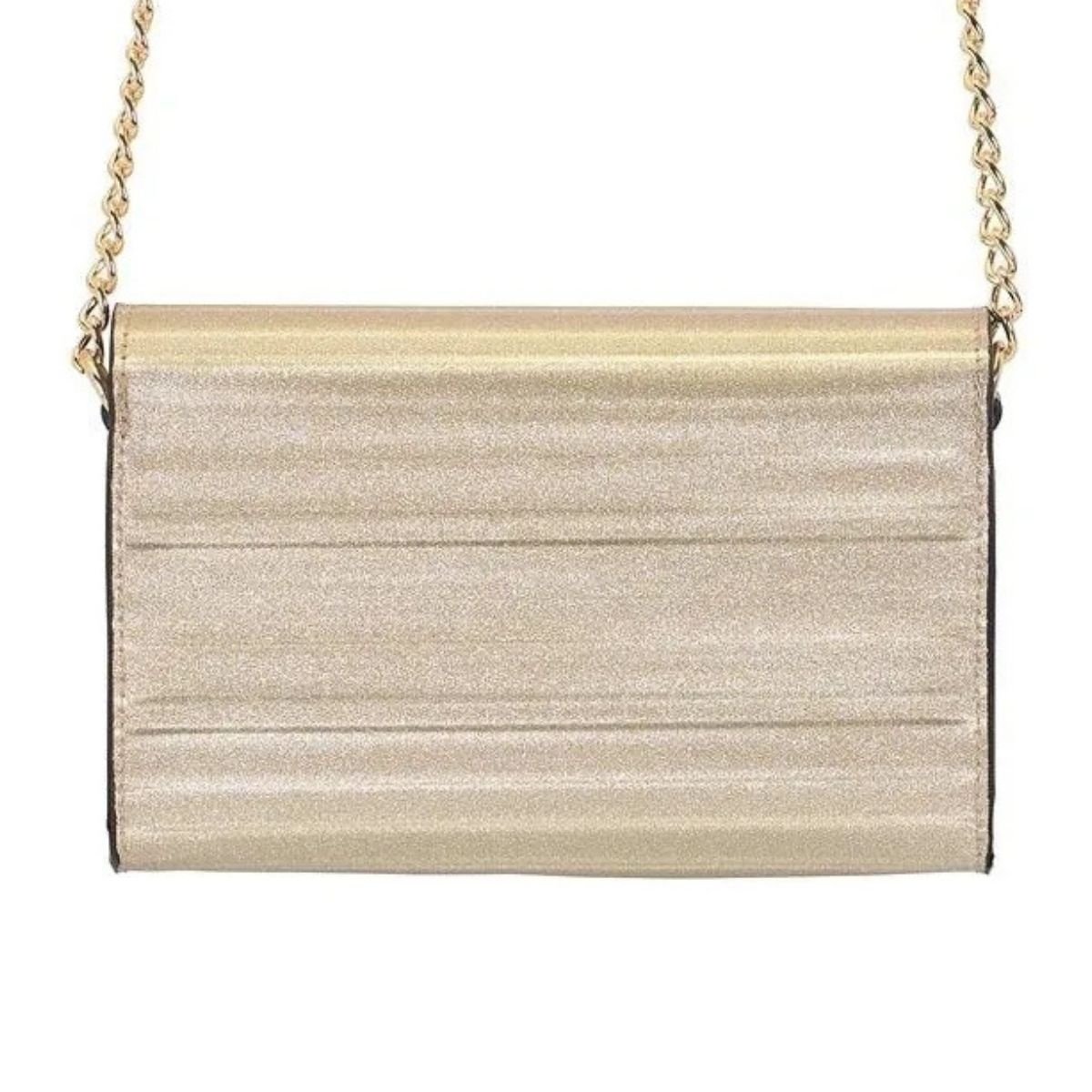 Bolsa Vizzano Shine Dubai Feminia Dourada Casual Glamour Dourado 5