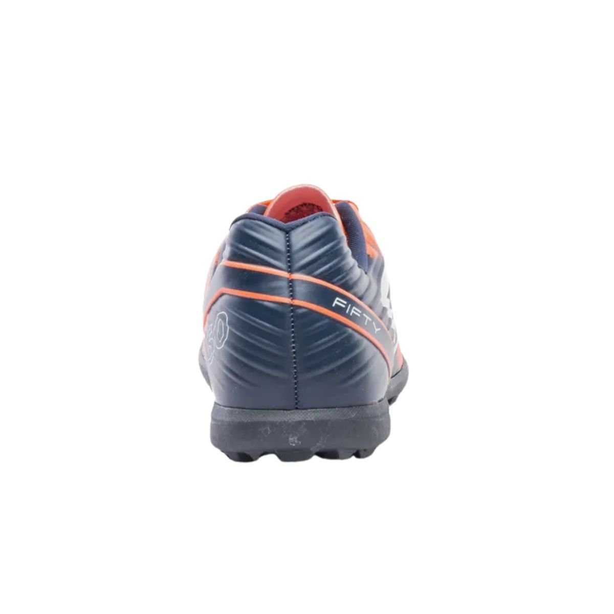 Chuteira Umbro Fifty V Society Masculina Laranja Marinho Branco Laranja/Azul 6