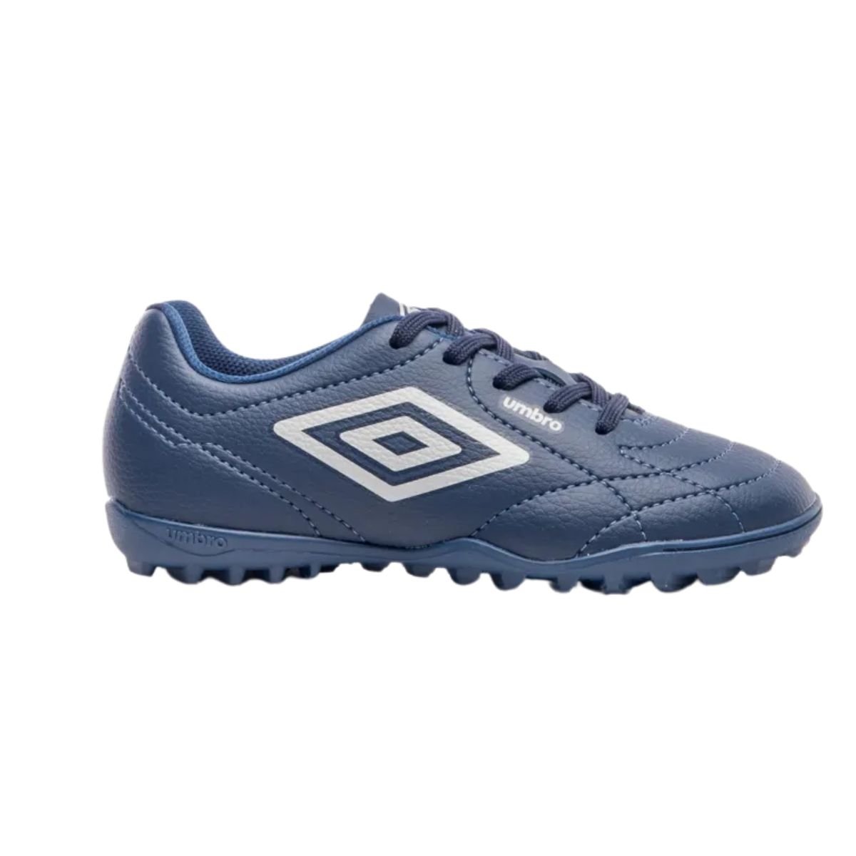Umbro Chuteira Society Jr Marinho Cinza Tracao Superior Azul 2