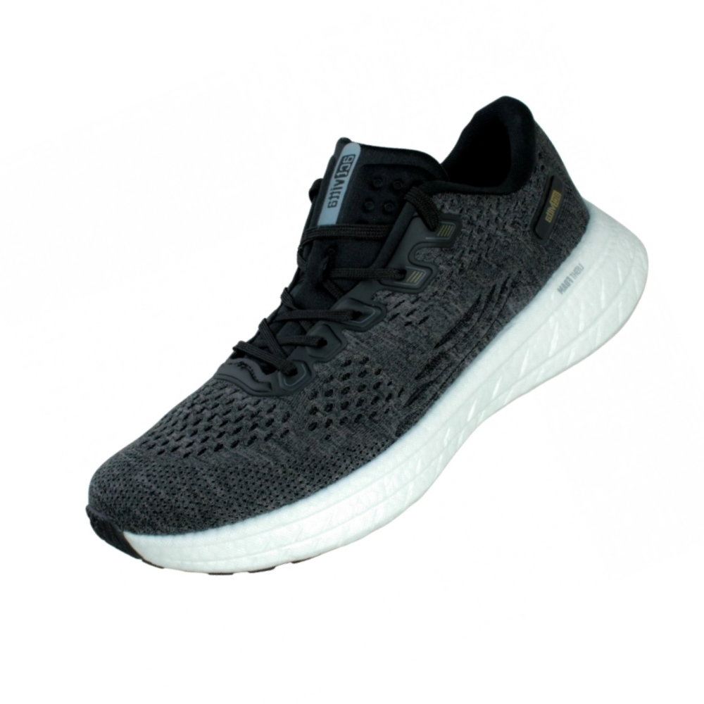 Tenis Activitta Masculino Gaspea Chumbo Preto Antiderrapante Cinza 4