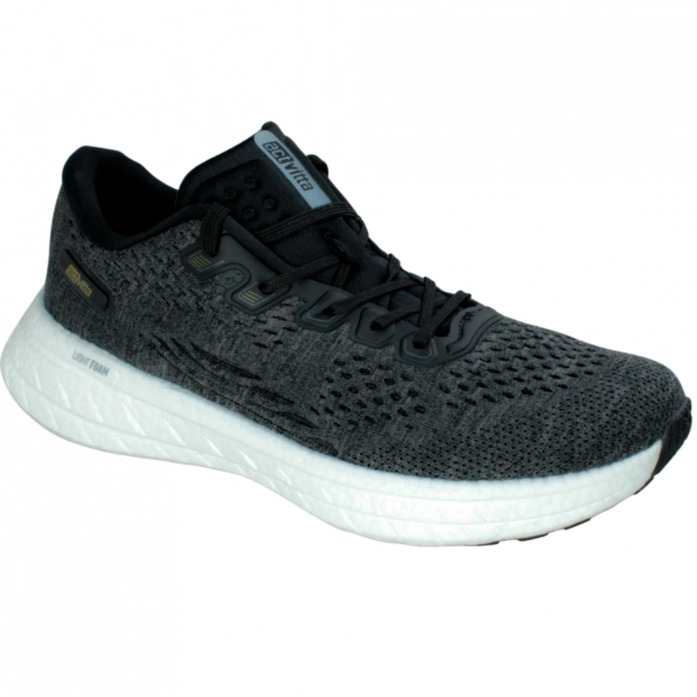 Tenis Activitta Masculino Gaspea Chumbo Preto Antiderrapante