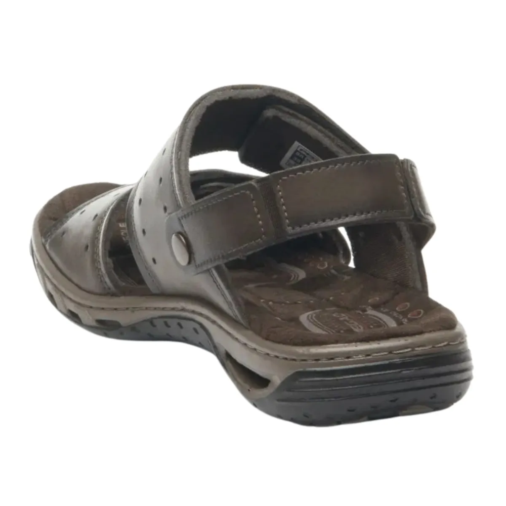 Sandalia Masculino Pegada Marrom Cravo Ajustavel 131668 Marrom 4