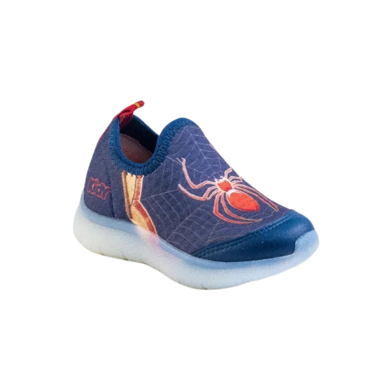 Kidy Tenis Flex Light Marinho Vermelho Conforto Ativo Azul 2