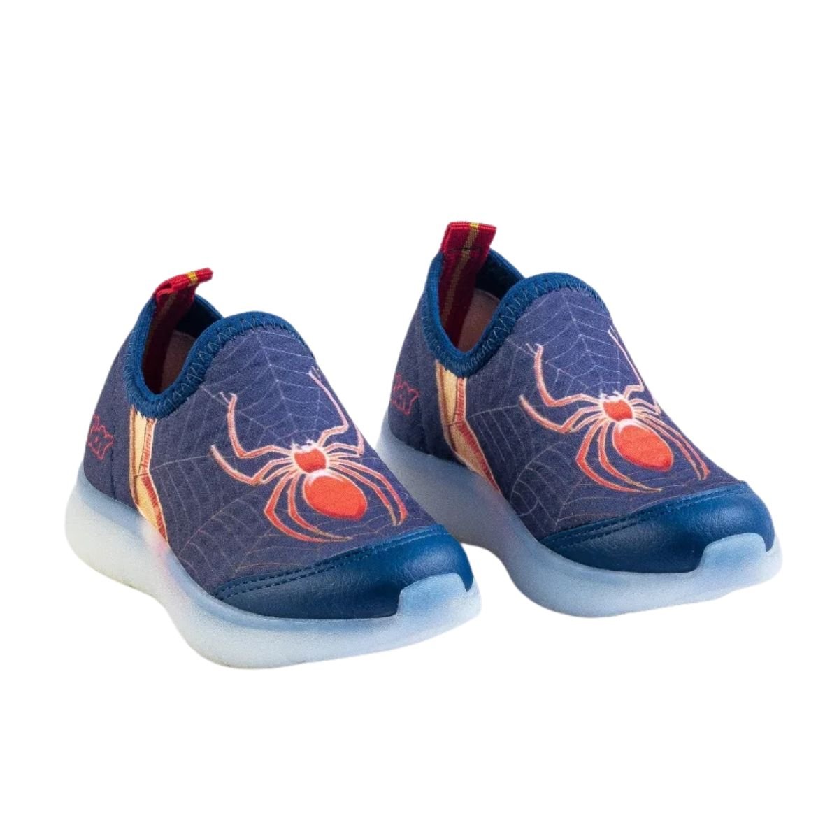 Kidy Tenis Flex Light Marinho Vermelho Conforto Ativo Azul 4