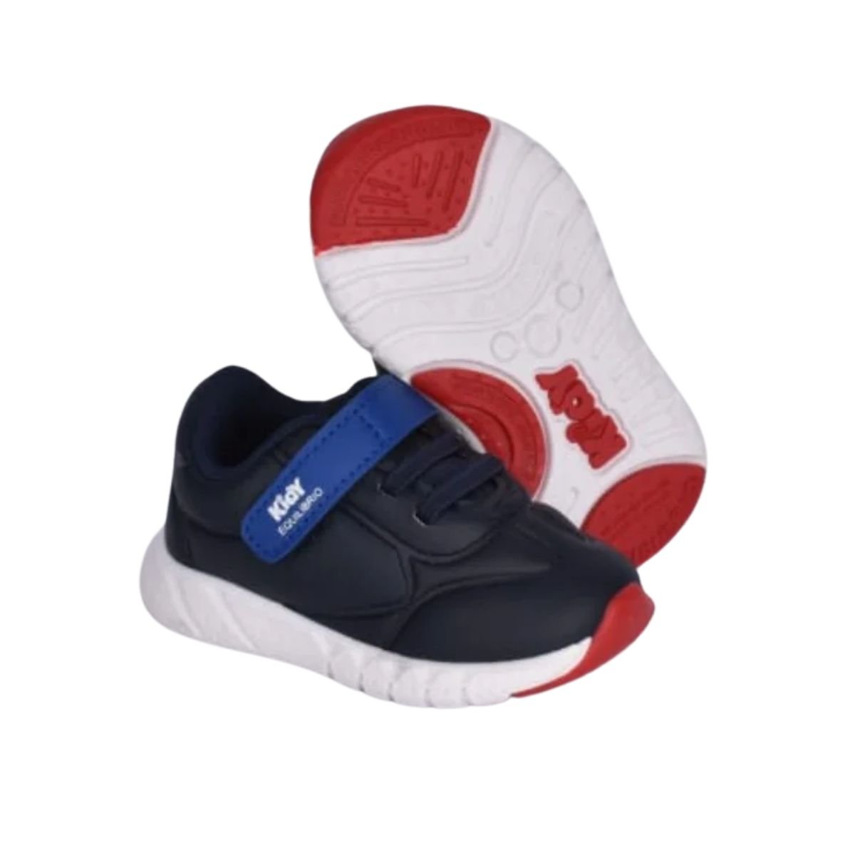 Kidy Tenis Equilibrio Marinho-Azul Royal: Suporte e Aventura Preto 3