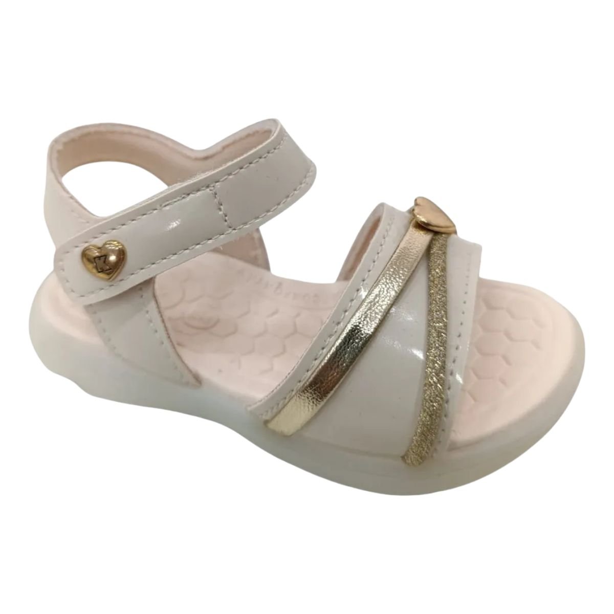 Kidy Sandalia Equilibrio Marfim Suporte e Leveza
