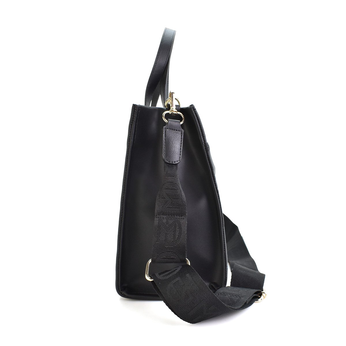 Bolsa Modare Preta Napa Feminino Design Moderno Preto 4