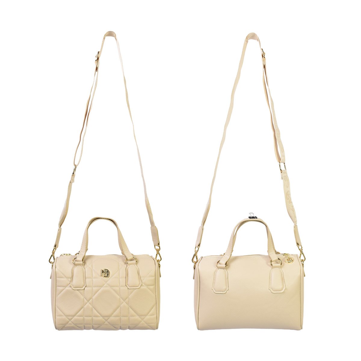 Bolsa Modare Napa Soft Creme Classica E Elegante Bege 2