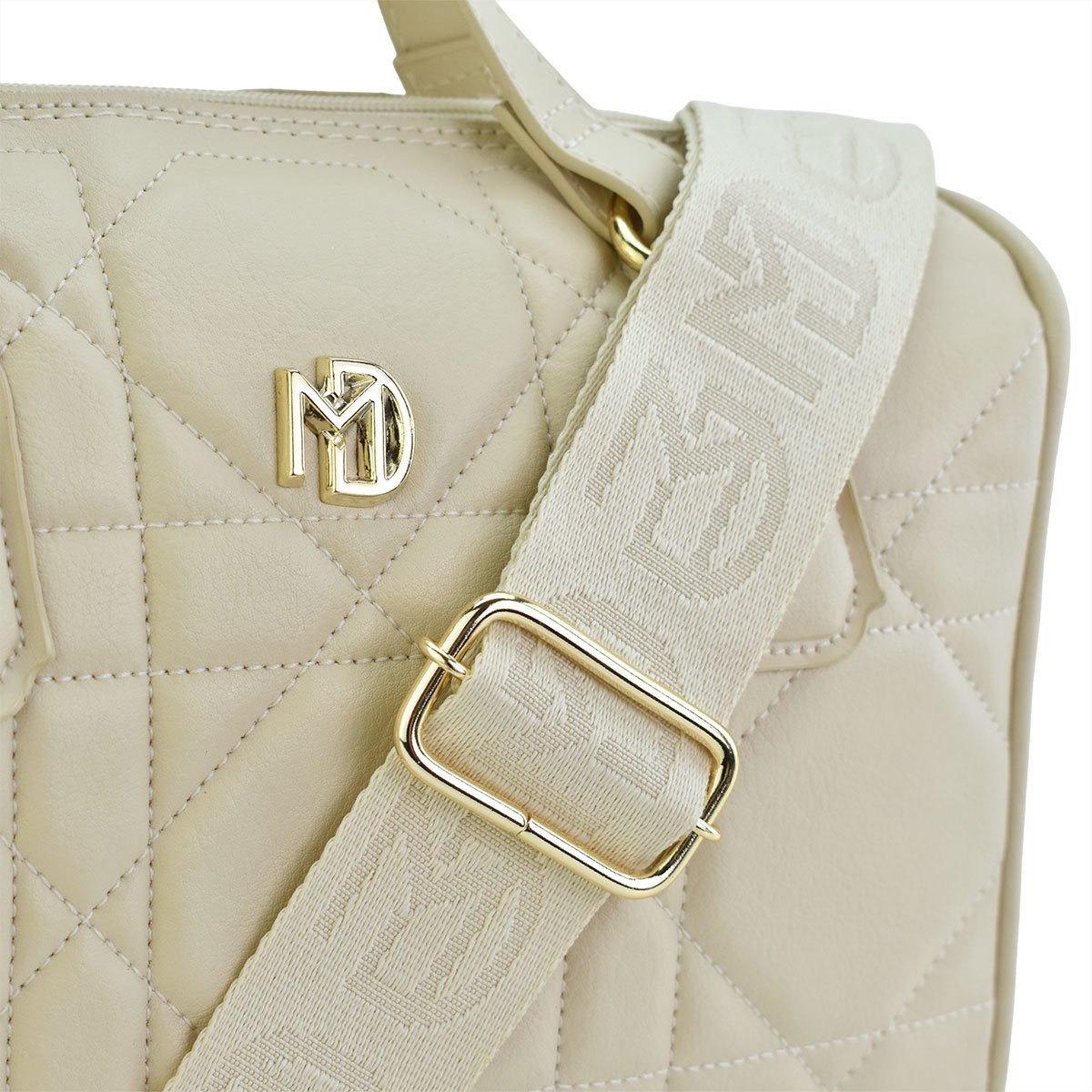 Bolsa Modare Napa Soft Creme Classica E Elegante Bege 7