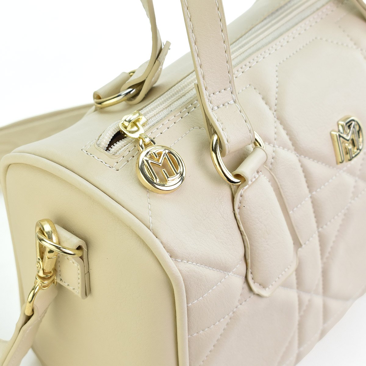Bolsa Modare Napa Soft Creme Classica E Elegante Bege 8