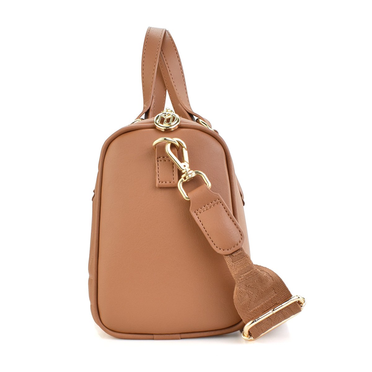 Bolsa Modare Napa Soft Feminino Camel Material Resistente Marrom 5