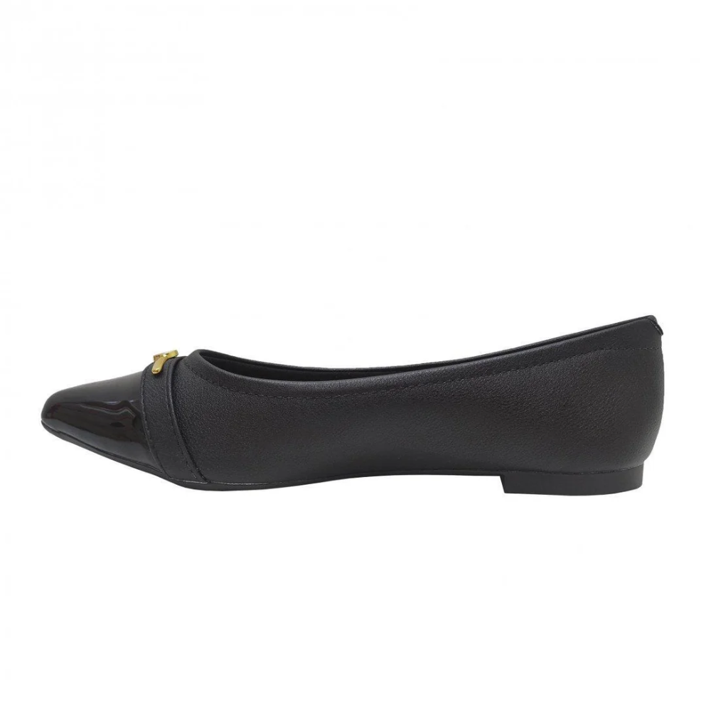 Sapatilha Modare Feminina Bico Fino Elegancia e Conforto Preto 5